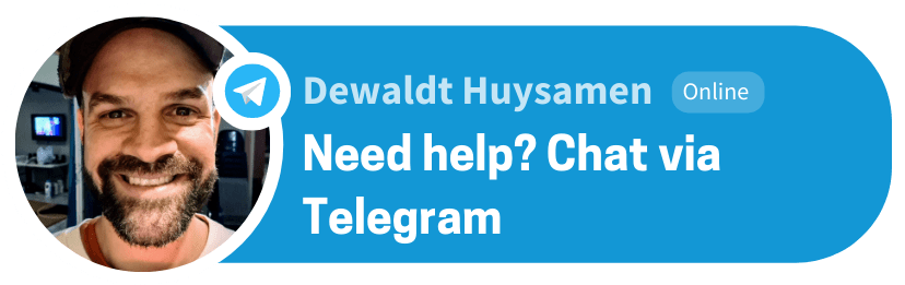 DEWALDT HUYSAMEN TELEGRAM BUTTON